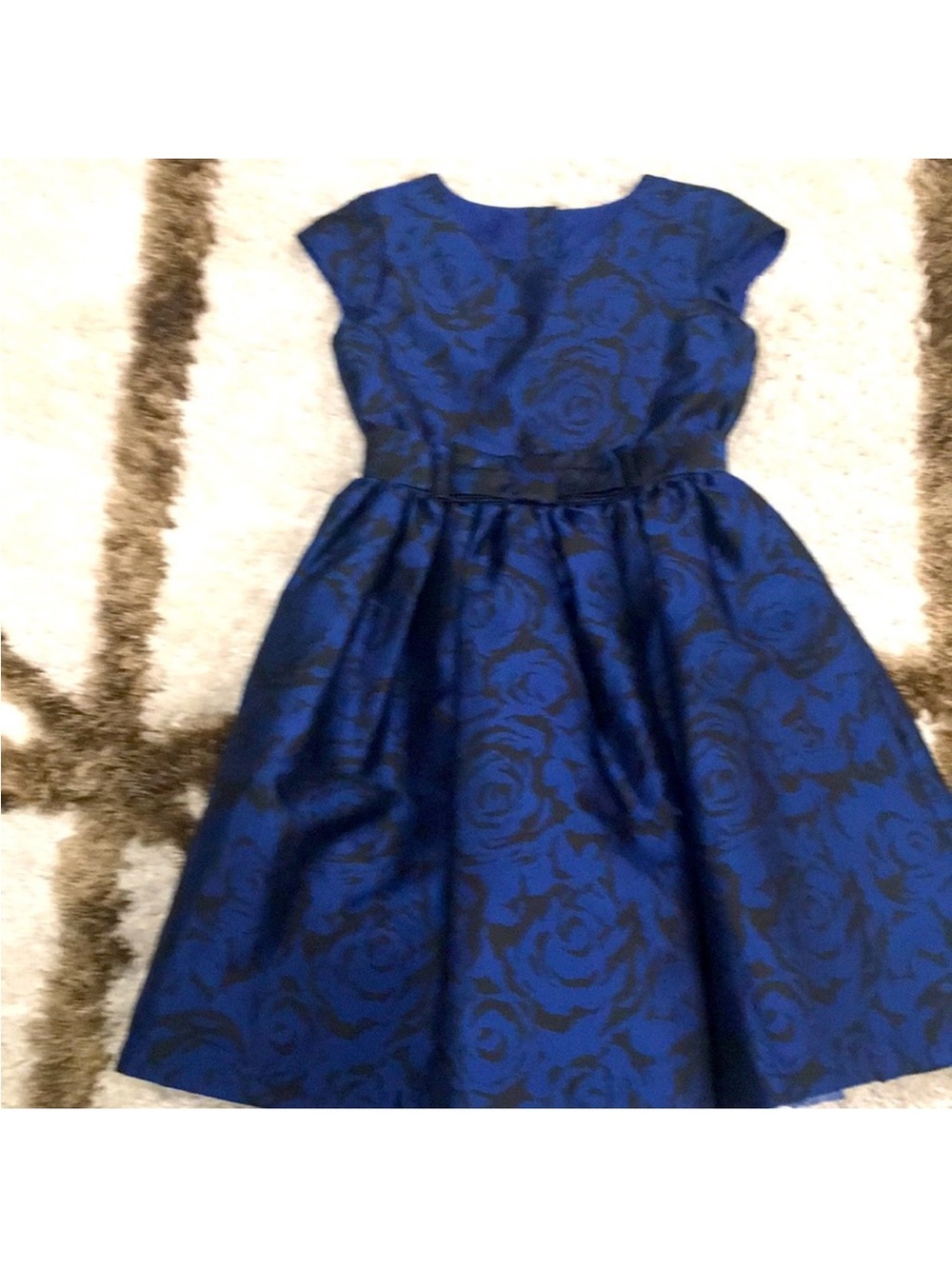 Gymboree girls dress Blue Floral Fit-and-Flare Kids Dress